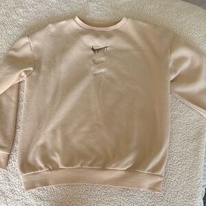 Nike Men's Beige Crewneck Sweater